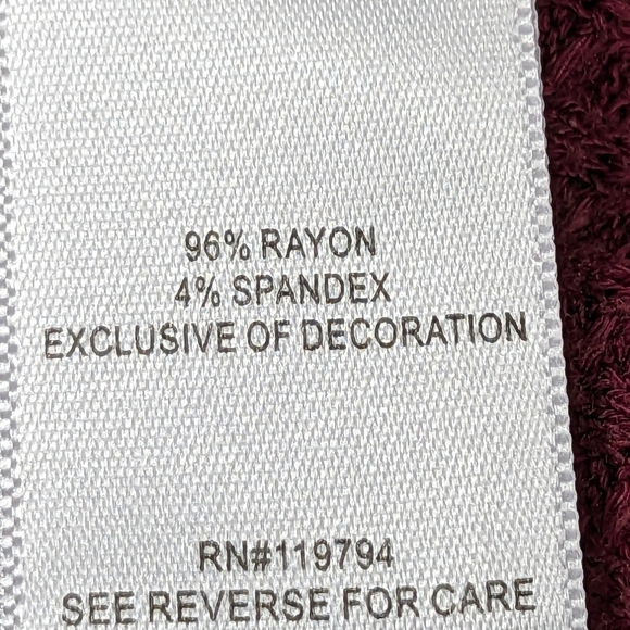 Indigo Thread women's long sleeve cold shoulder plus size 1x waffle knit top b26 - Picture 4 of 11